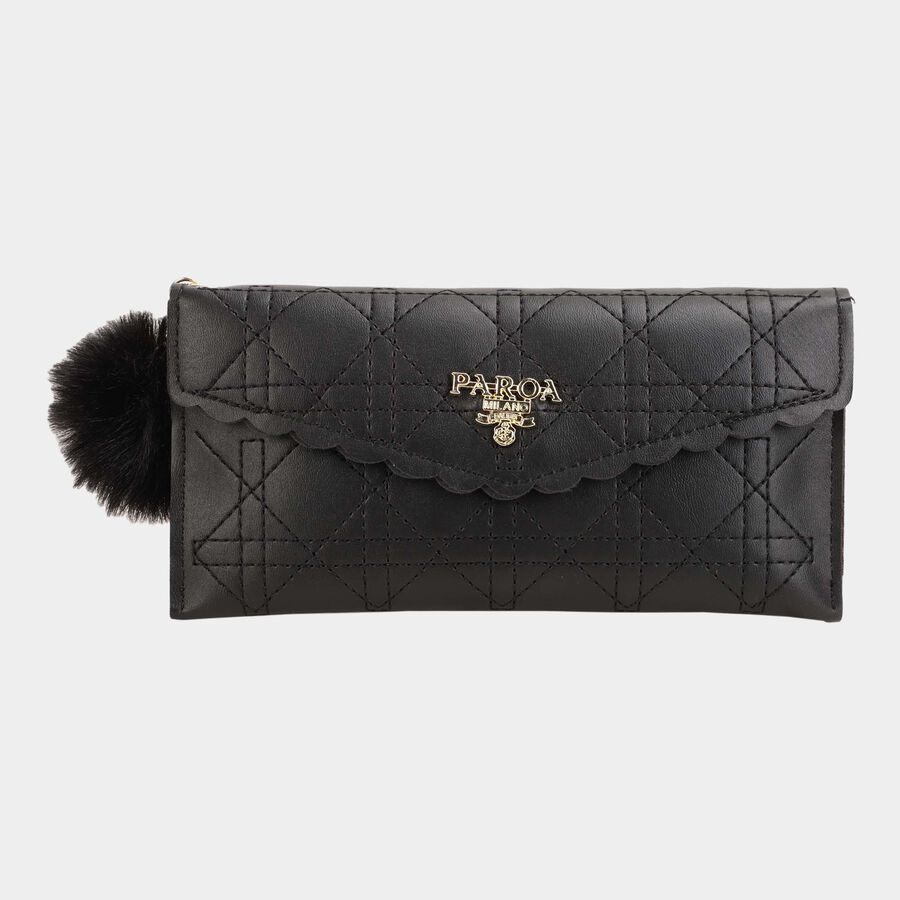 Women's Grey Polyurethane Sling Bag, , large image number null