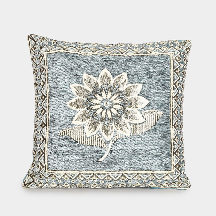 Aqua Polyester Cushion Cover, , large image number null