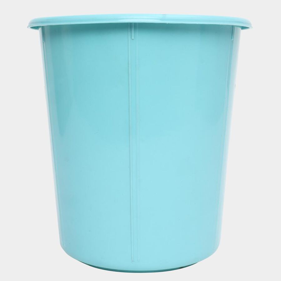 10LLight Green Plastic Dustbin, , large