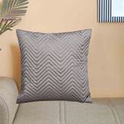 Grey Microfiber Cushion Cover, , small image number null