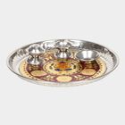 Steel Pooja Plate, , small image number null