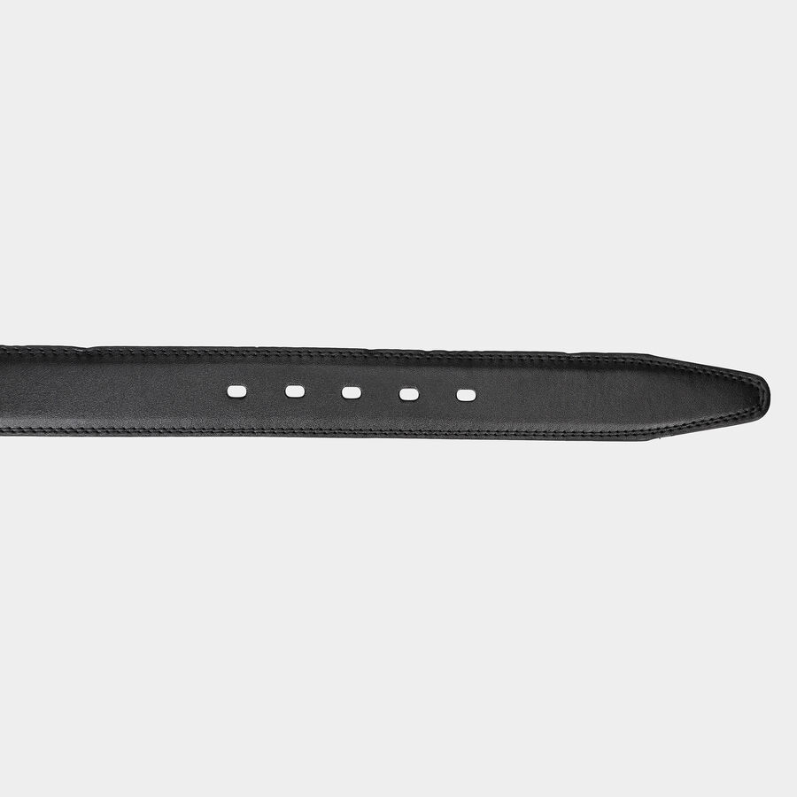 Men's Black Polyurethane Casual Belt, , large image number null