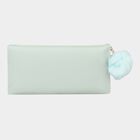 Women's Light Green Polyurethane Clutch Bag, , small image number null