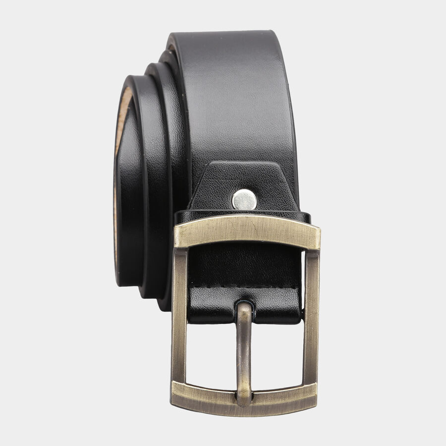 Men Casual Black Belt (36 in.), , large image number null