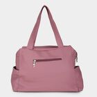 Mauve PU Shopping Bag, , small