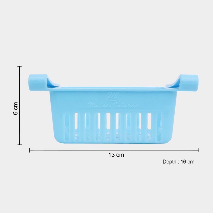 Blue Plastic Basket, , large