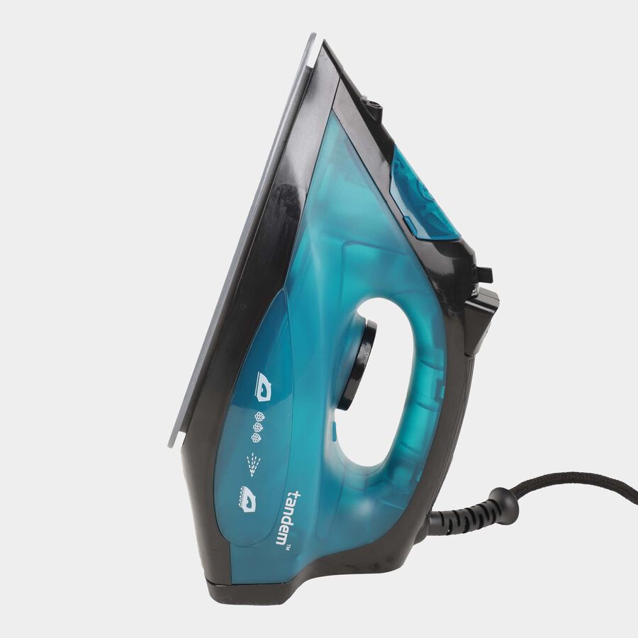 Tandem Plastic Steam Iron, Blue, 275 mm X 120 mm X 157 mm Vishal Mega