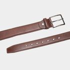 Men's Brown Polyurethane Formal Belt, , small image number null