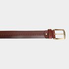 Men's Brown Leather Casual Belt, , small image number null