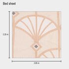 120 GSM Beige Microfiber Double Bedsheet, , small image number null