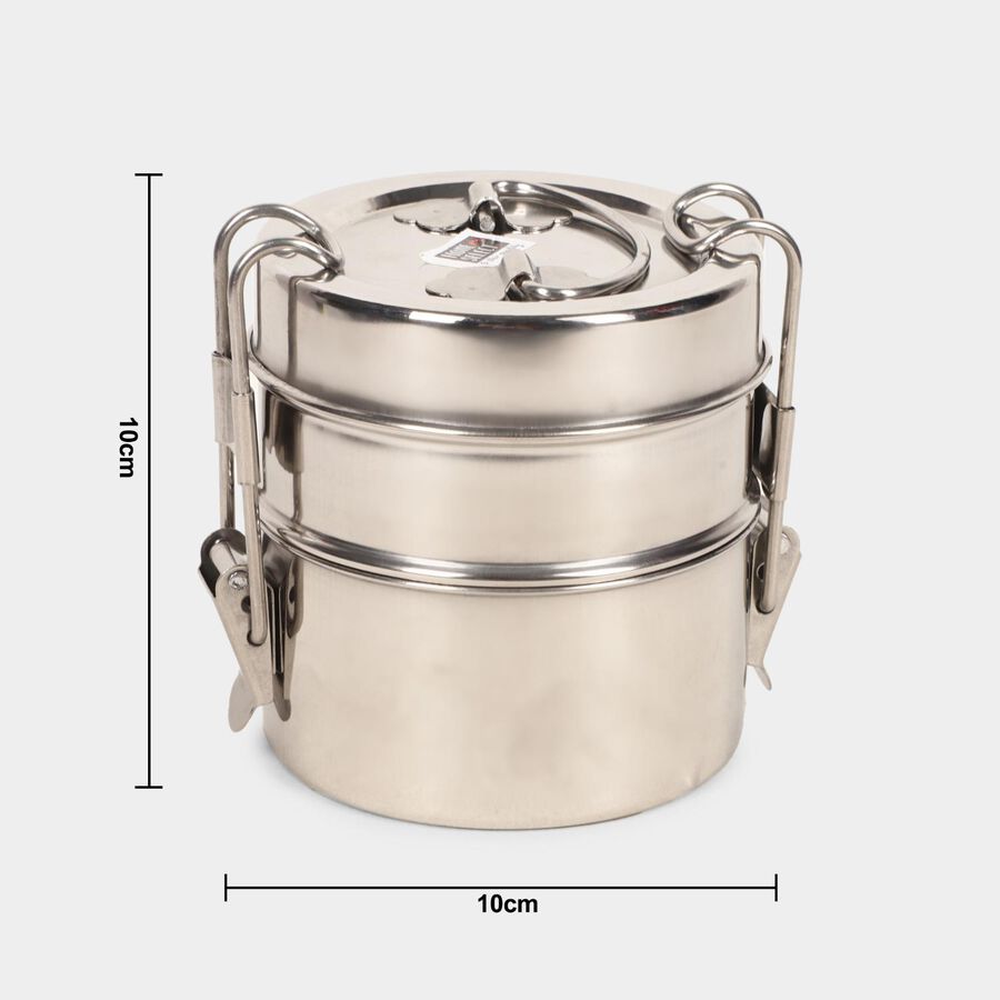 Steel Lunch Box - 2 Containers, , large image number null