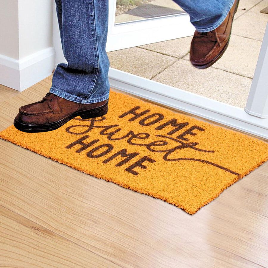 Orange Polyproplyn Door Mat, , large image number null
