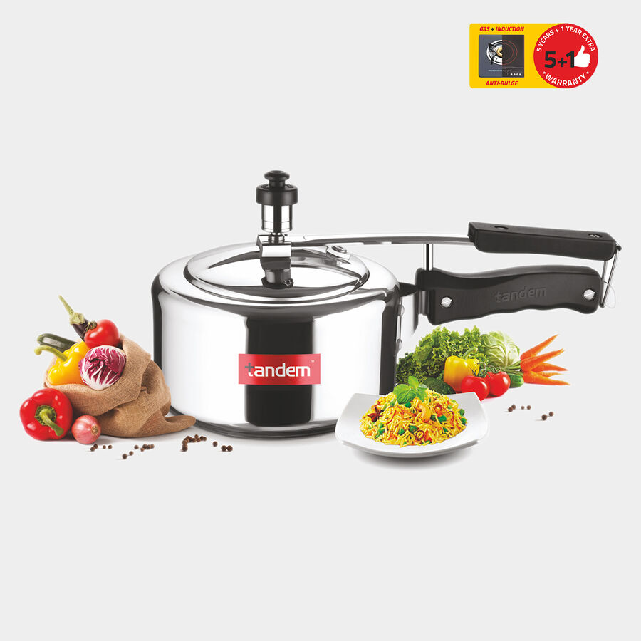2 L Induction Pressure Cooker, Aluminium, , large image number null