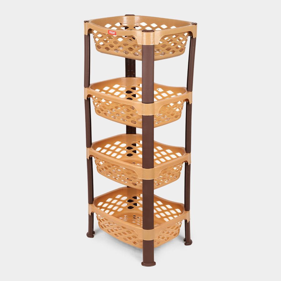 4 Tier Plastic Multipurpose Rack, , large image number null