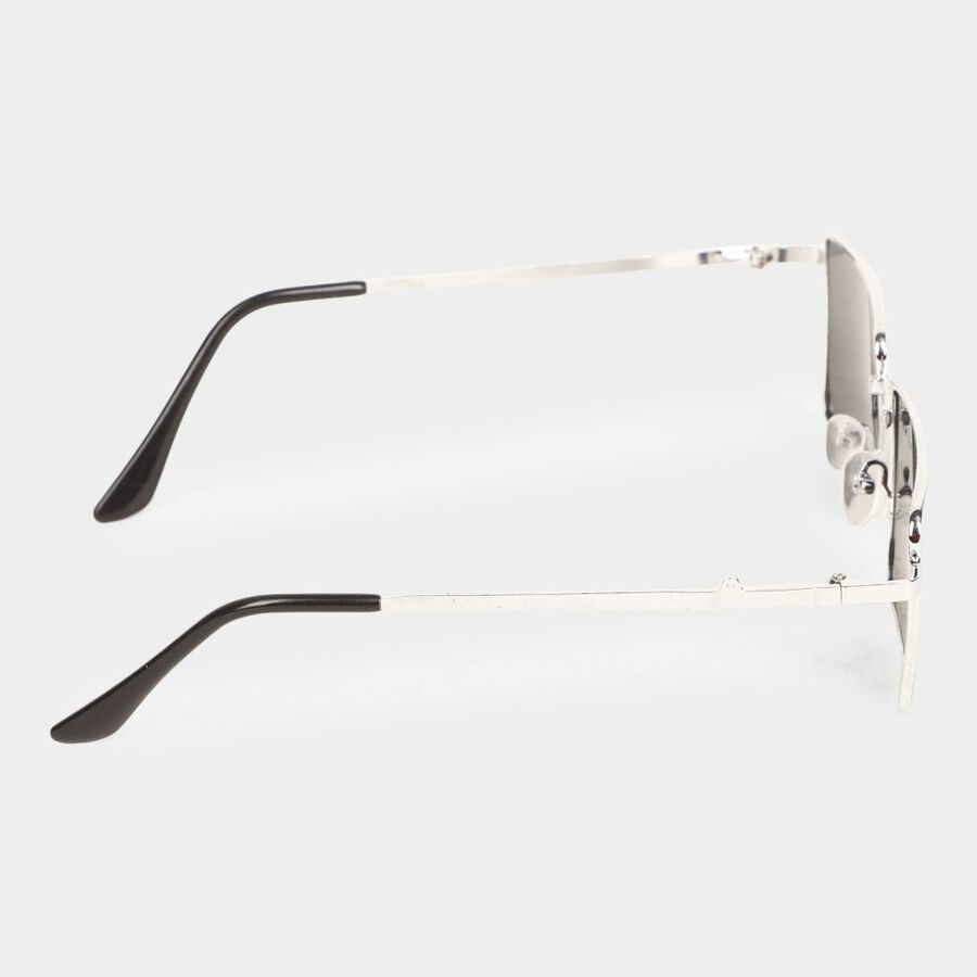 Women's Metal Gradient Rectangle Sunglasses, , large image number null