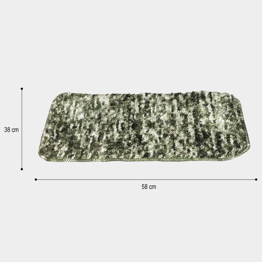 Anti-Skid Green Polyester Door Mat, , large image number null