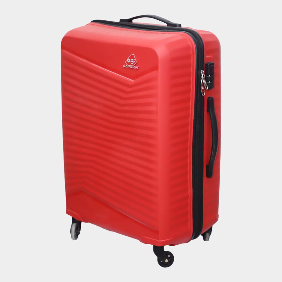 4-Wheel Red PVC Matee Hard Case Trolley, Small + Medium + Large, , large image number null