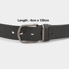 Men's Black Pu Casual Belt , , small image number null