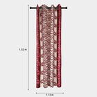 5ft. Maroon Window Curtain, , small image number null