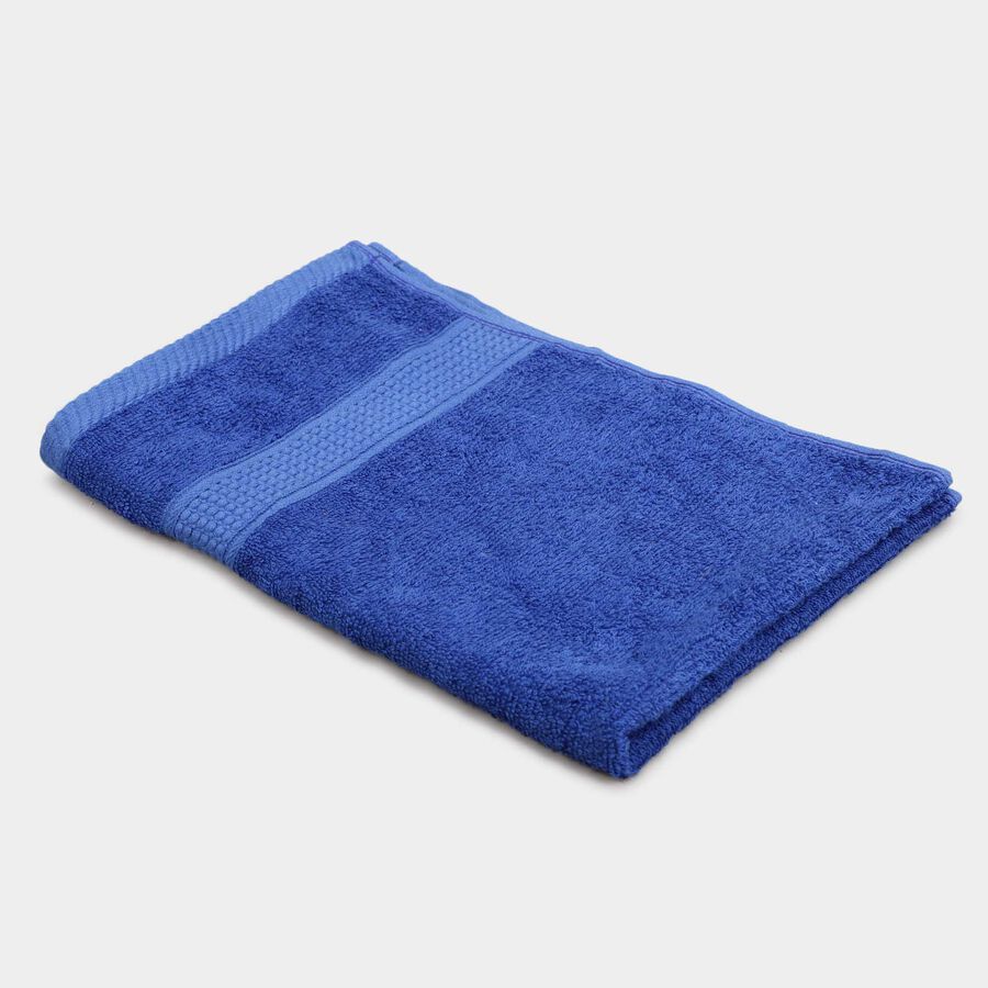 450 GSM Blue Cotton Hand Towel, , large image number null
