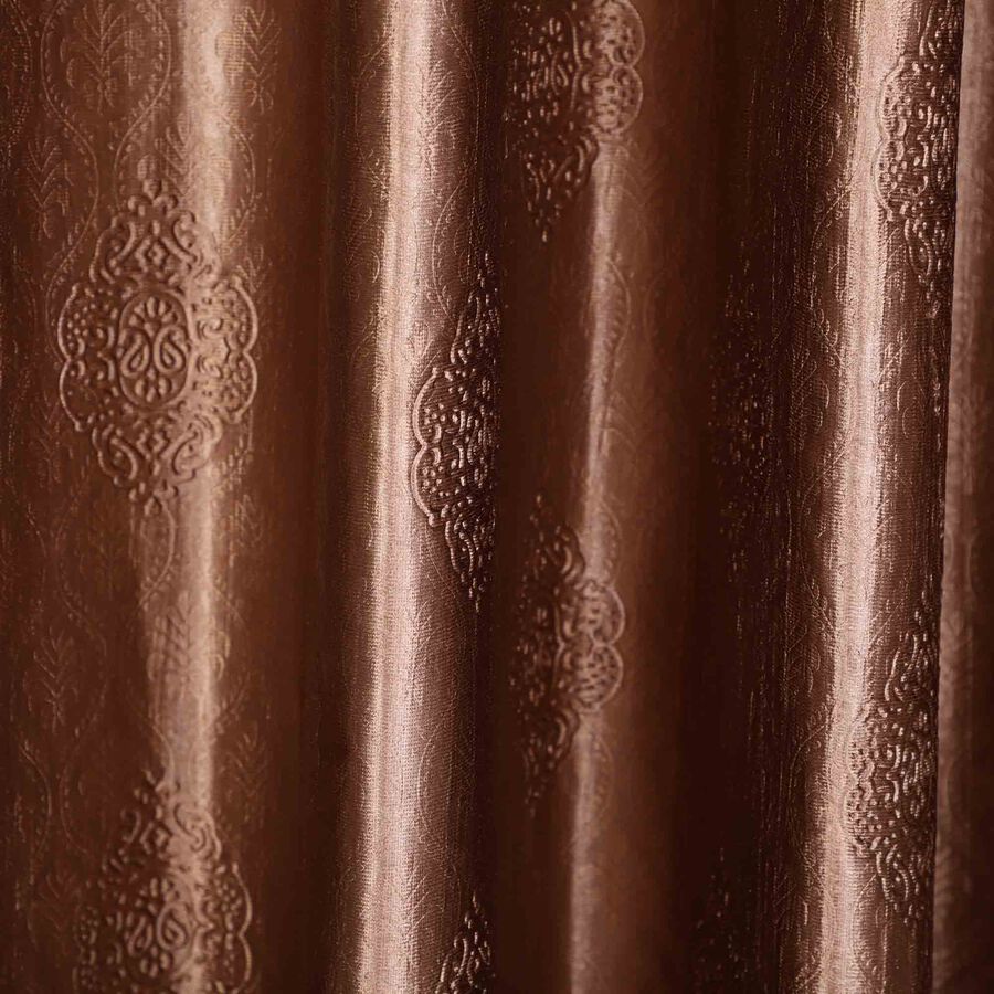 5ft. Brown Window Curtain, , large image number null