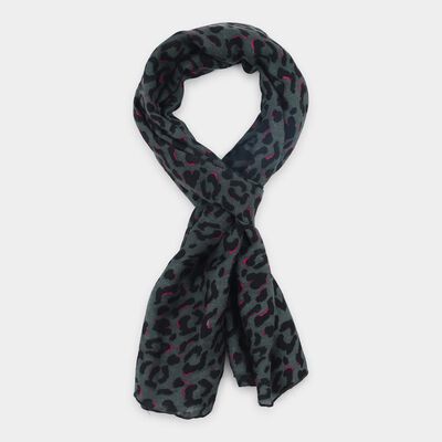 Women's Green Fabric Scarf 