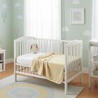 Classic White Cotton Baby Blanket, , small