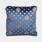 Blue Foil Printed Cushion, , small