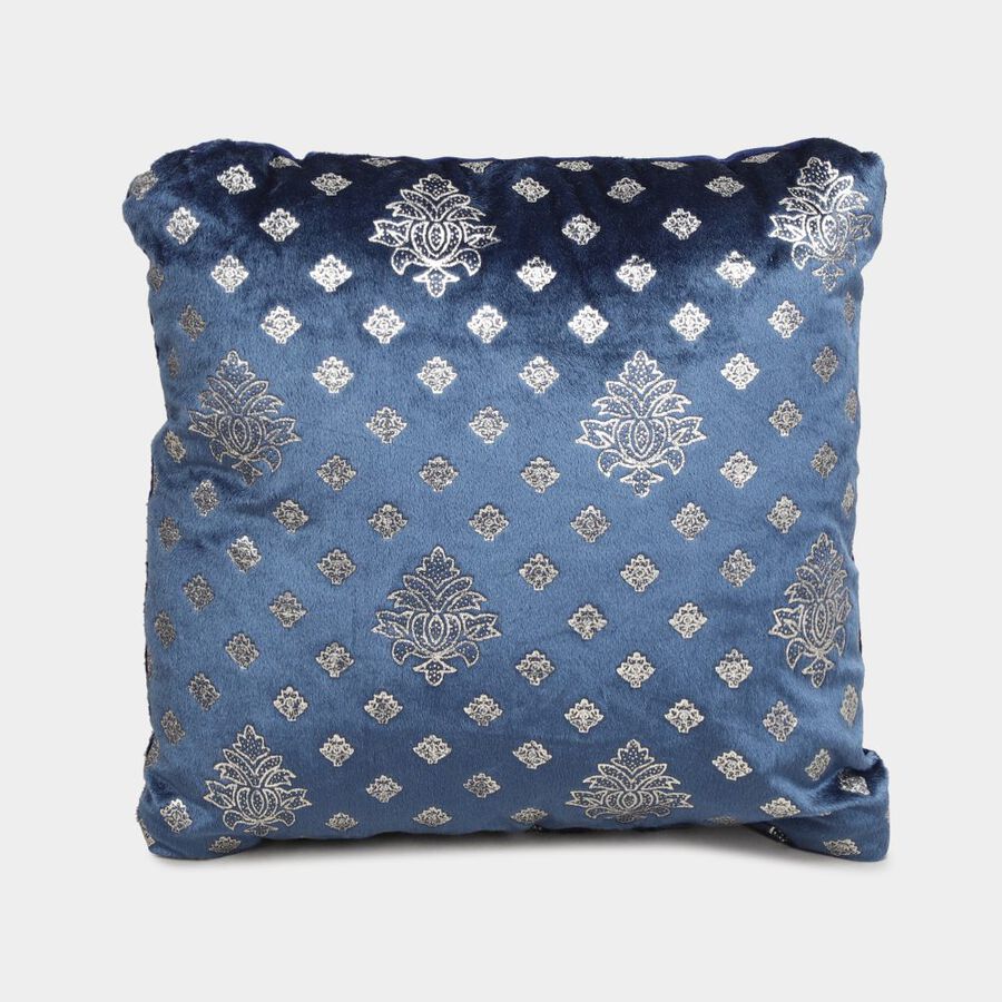Blue Foil Printed Cushion, , large