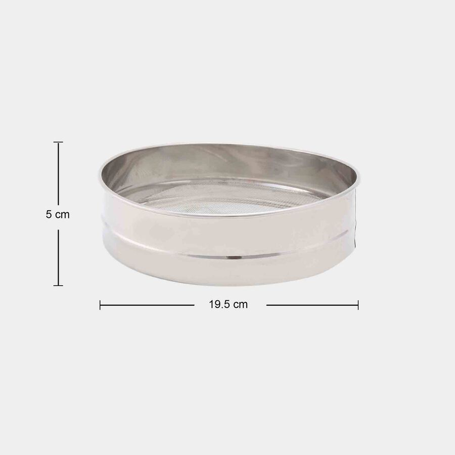 Steel Atta Strainer, 19 cm Dia., , large image number null