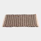 Anti-Skid Beige Polyester Cotton Door Mat, , small