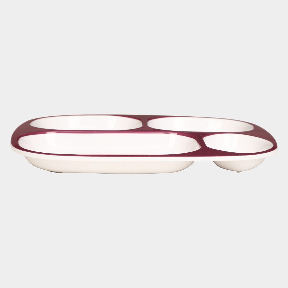 Home Finery                         Melamine Princess Lunch Plate