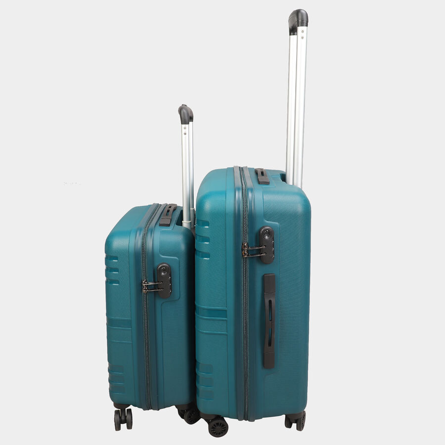 8-Wheel Green PVC Matee Hard Case Trolley, Small + Medium, , large image number null