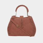 Women's Tan Polyurethane Hand Bag, , small image number null