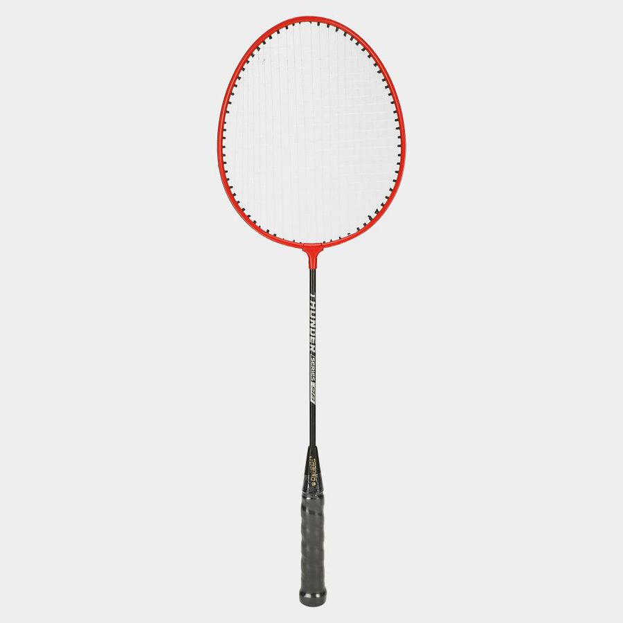 Kid's Brown Plastic Badminton Racket, , large