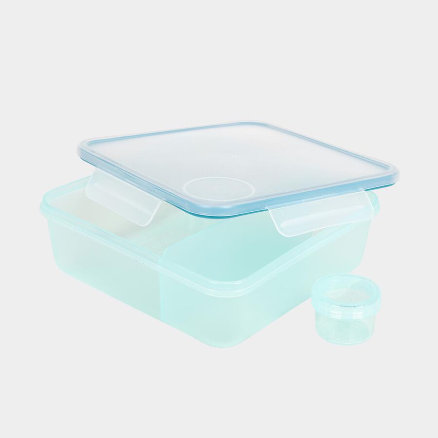 Plastic Lunch Box - 1 Box, 1 Small Bowl, , large image number null