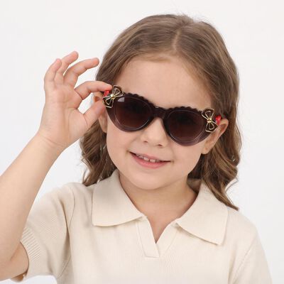kid's Brown Plastic Sunglasses