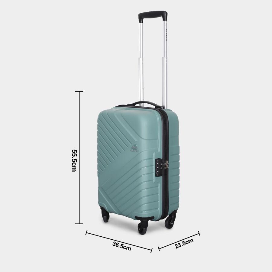 4-Wheel Dark Grey Polypropylene Hard Case Trolley, Small + Medium, , large image number null