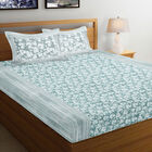 Multicolour Polycotton Double Bedsheet, , small image number null