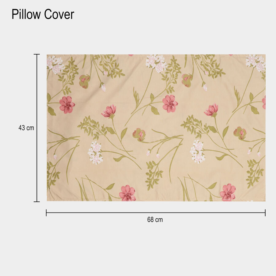 120 GSM Pink Polyester Double Bedsheet, , large image number null