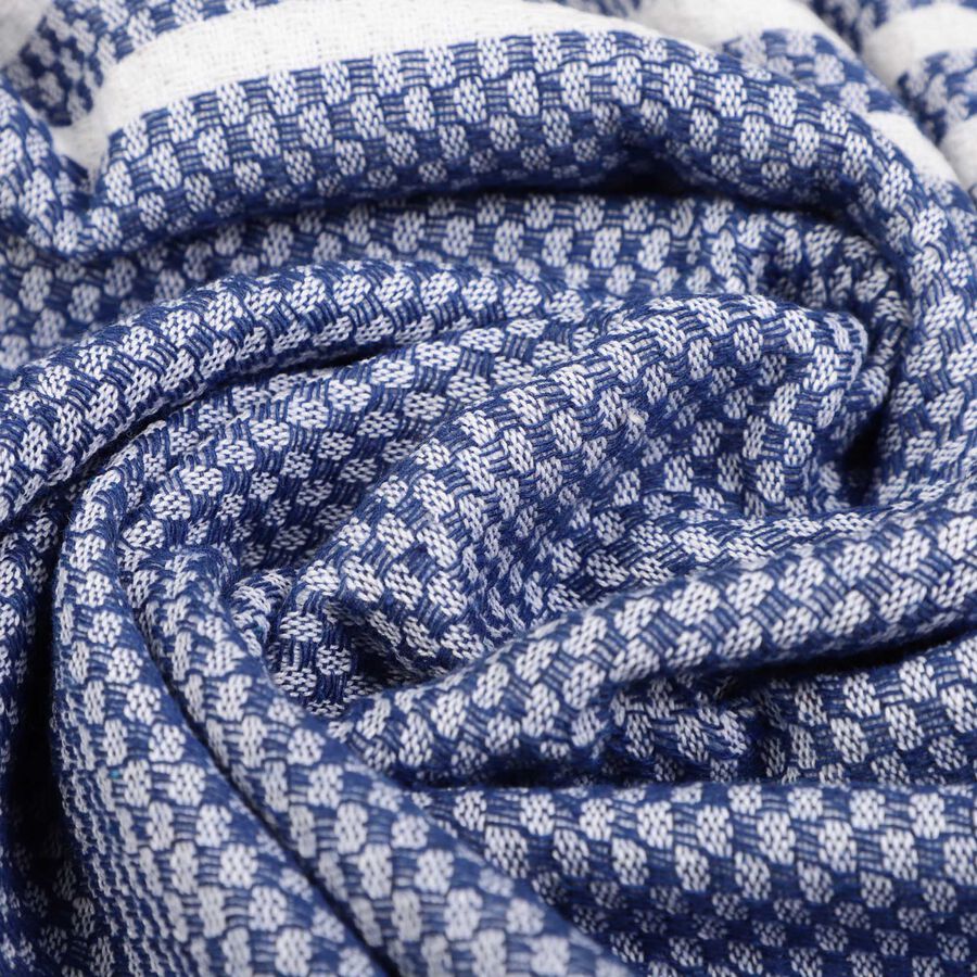 250 GSM Blue Cotton Bath Towel, , large image number null