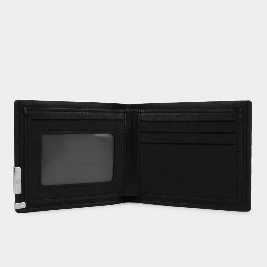 Men PU Black Wallet, , large image number null