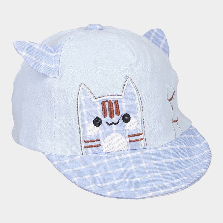 Kids' Blue Nylon Cap, , large image number null