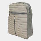 Women's Grey Polyurethane Backpack, , small image number null