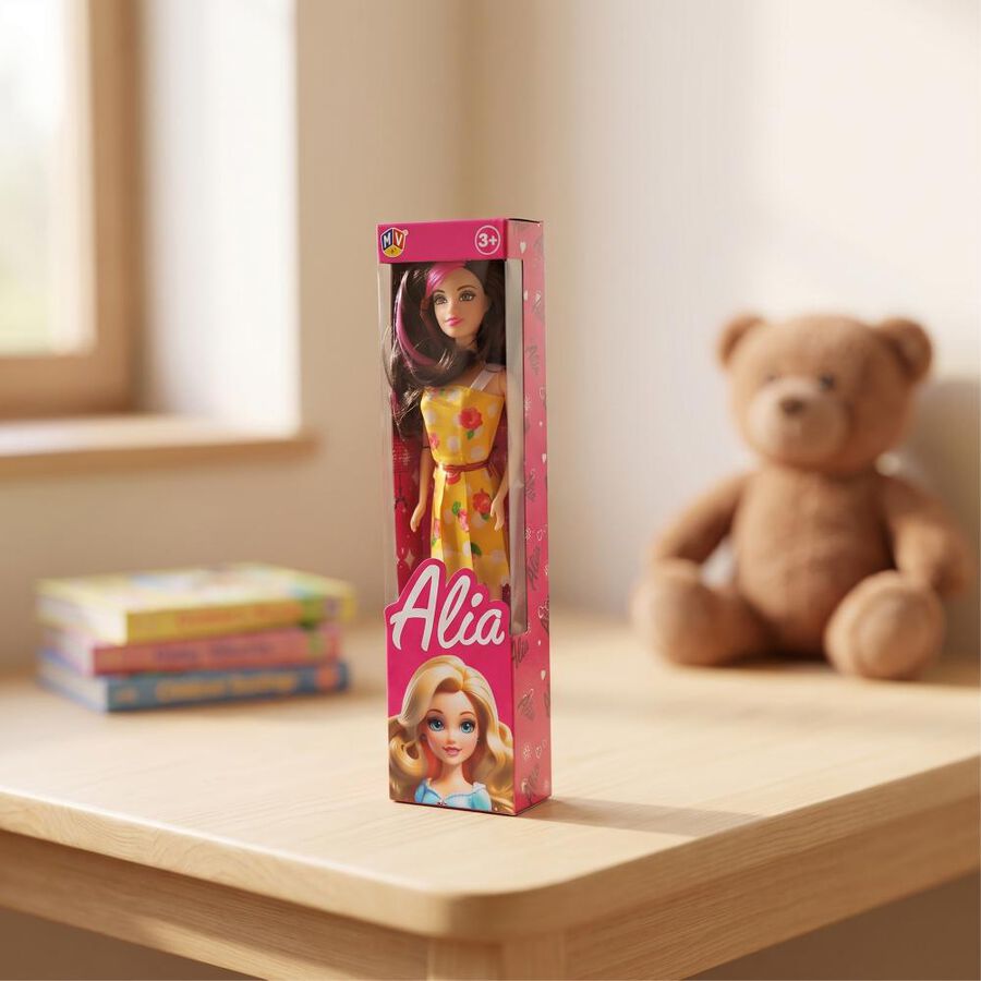 Kid's Pink Plastic Dolls & Acc, , large
