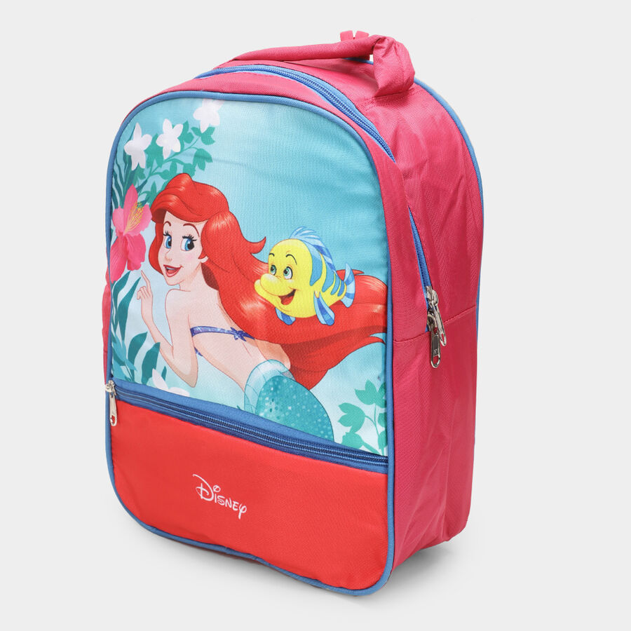 Kid's Red Disney Ariel Princess School Bag, , large