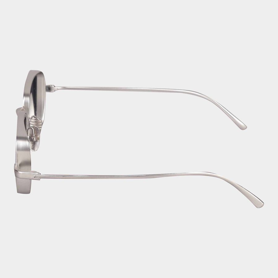 Men's Metal Gradient Rectangle Sunglasses, , large image number null