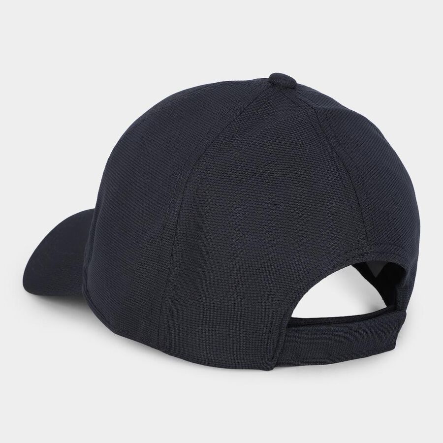 Men's Dark Blue Fabric Cap, , large