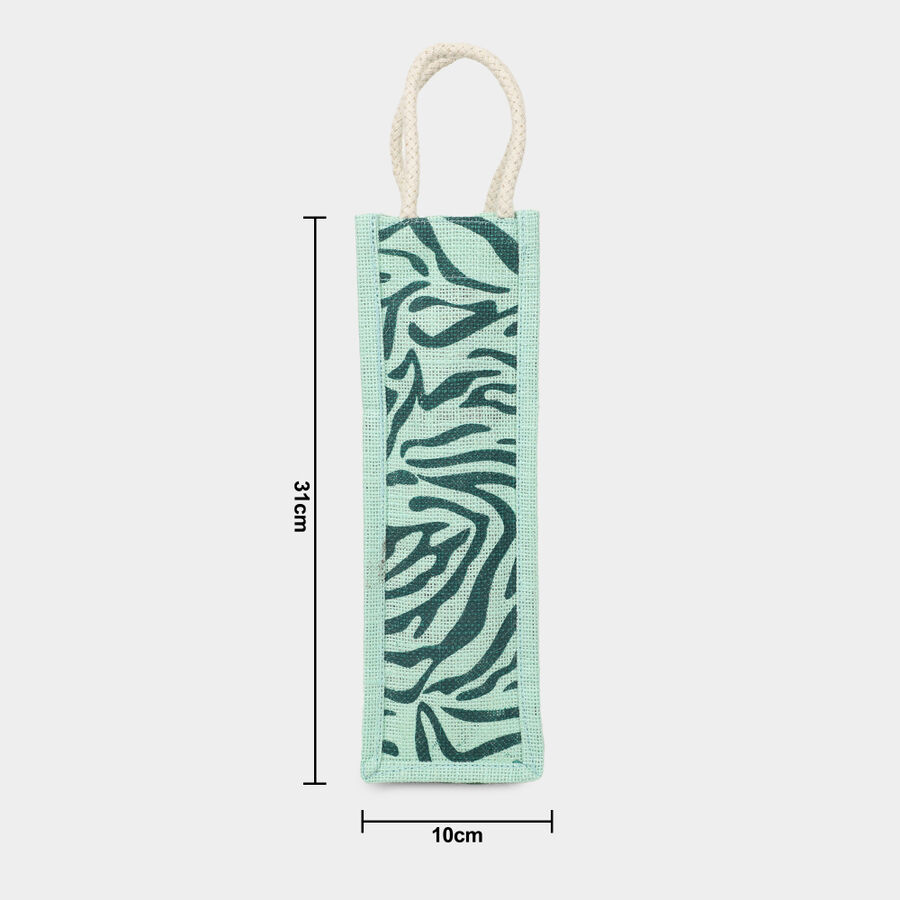 Blue Jute Bottle Bag, , large image number null