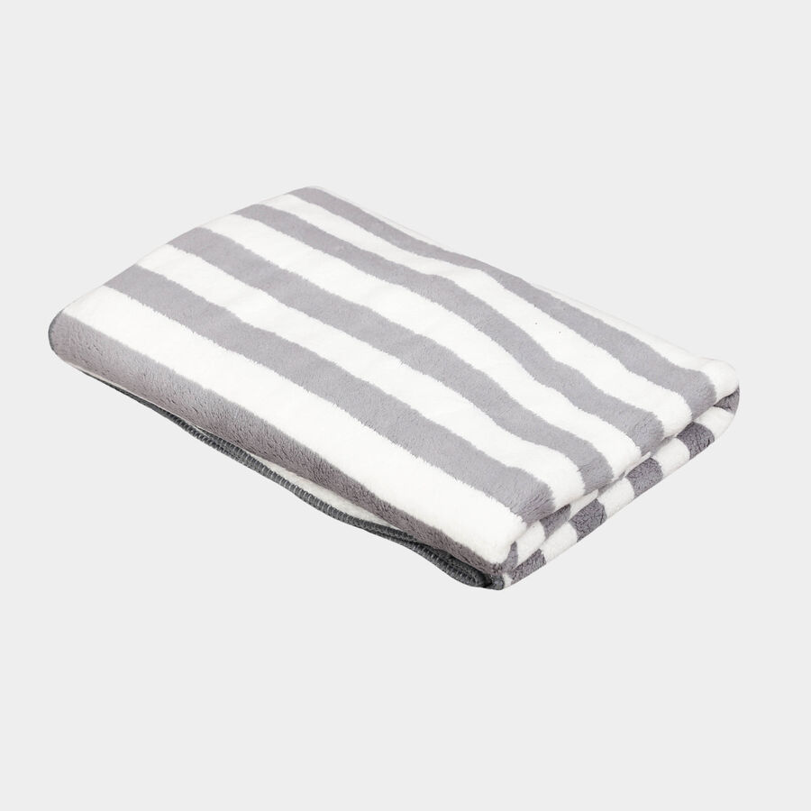 Grey Microfiber Bath Towel, , large image number null